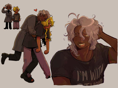 ☆style c: (x2) full body, style d: half body ($130)